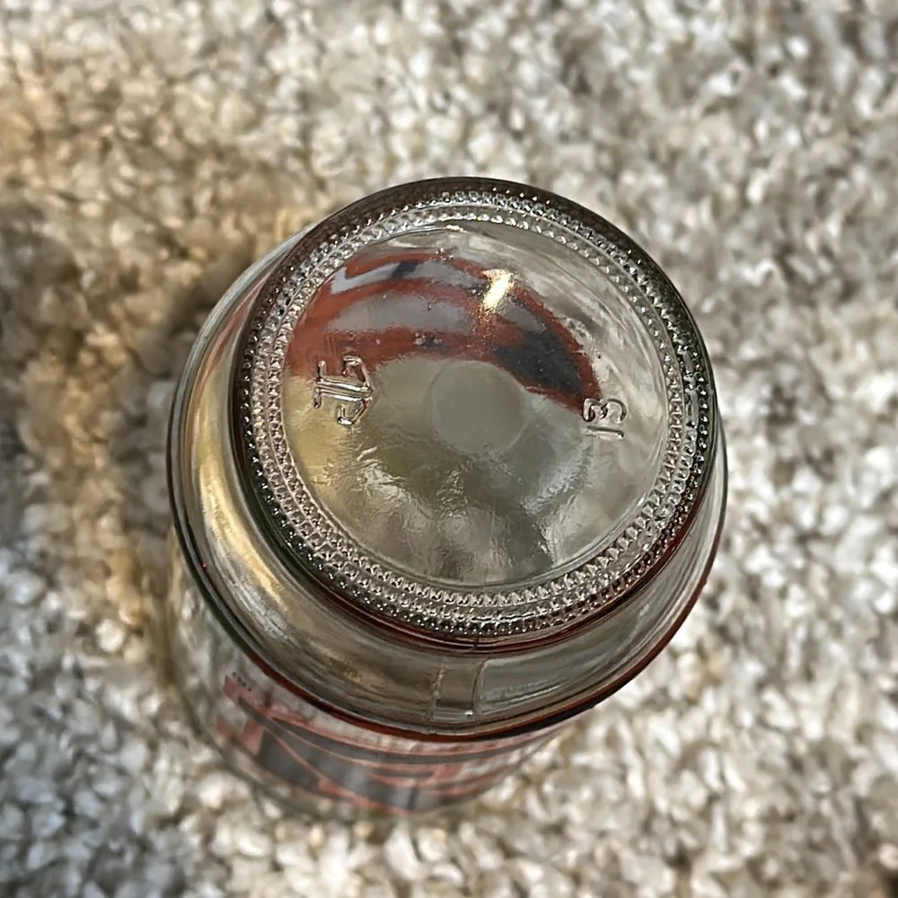 Auburn Tigers University College vintage glass cup